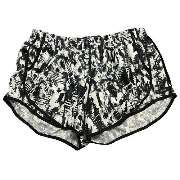 Calvin Klein Black White  Running Shorts Size XXL - Picture 1 of 10
